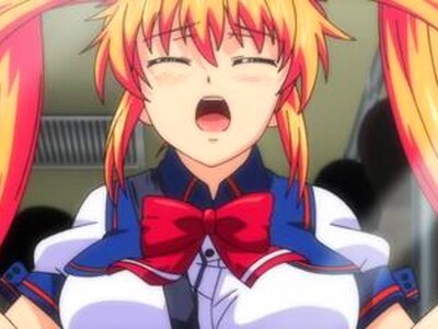 ツインテールの巨乳美少女が、痴漢に襲われてしまい、アナルセックスを電車で強要されて中出しされまくる！