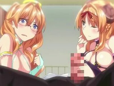 巨乳な金髪の姉妹が、義理の兄にスケベないたずらをして、コスプレをしながら逆3Pを楽しんで中出しまでさせまくる！