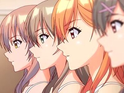 男が巨乳な4人の美女たちとシェアハウスで暮らすことになり、お風呂で激しいHを何度も楽しんで中出しで果てる！