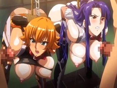 捕らわれた巨乳美女たちが、拘束されて母乳を大量に搾られながら輪姦され続けて中出しで昇天しまくる！