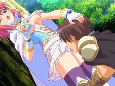 パイパンな巨乳な女冒険者が、一緒に旅をしている男と一線を越えてしまい、中出しをしてもらって昇天しまくる！