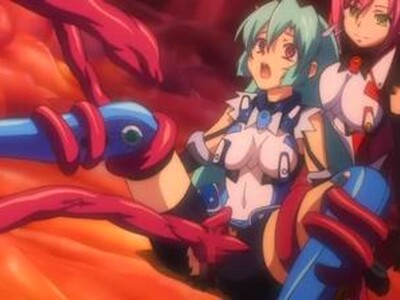 巨乳な魔法少女たちが触手でとらわれながら体を淫乱に攻められ続けて、中出しをたっぷりされて悶えまくる！