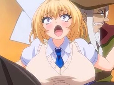 巨乳美女が学校の性教育の教材に無理やりさせられて、生徒に見られながら変態教授に犯されて中出しされる！