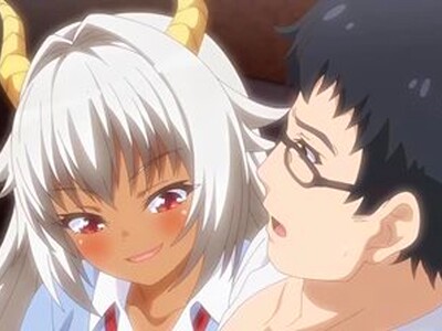 ドラゴンの一族の貧乳JKが、能力を使って巨乳なエロボディになりながら教師の男との激しいHを楽しむ！