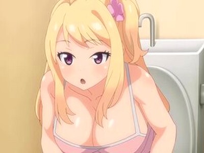 金髪の爆乳美少女が、家で兄を誘惑してHを楽しむと、学校でもHをおねだりして、スリルを感じながら中出しで果てる！